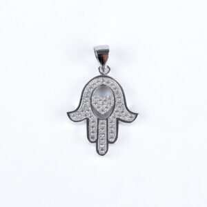 Zawieszka srebrna ręka Fatimy ochrona pomyślność szczęście