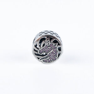 Srebrny charms jednorożec – koralik, przywieszka do bransoletki modułowej