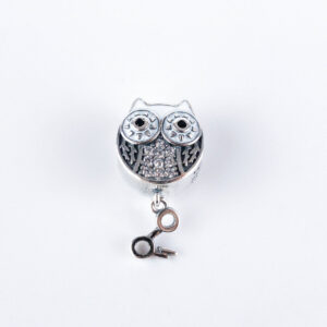 Zawieszka srebrna modułowa charms sowa Harry Potter
